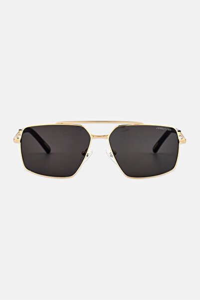 Cerruti 1881 Men CR 80026 C1 Geometric Sunglasses, Gold