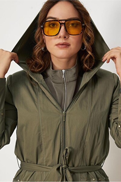 Alvina Jackets - Khaki - Relaxed fit