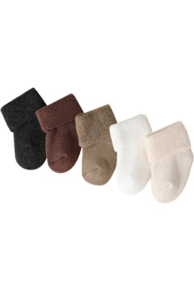 STARSTAR Baby socks 5-pack 6/12m - soft warm lined short - suitable for cold ...