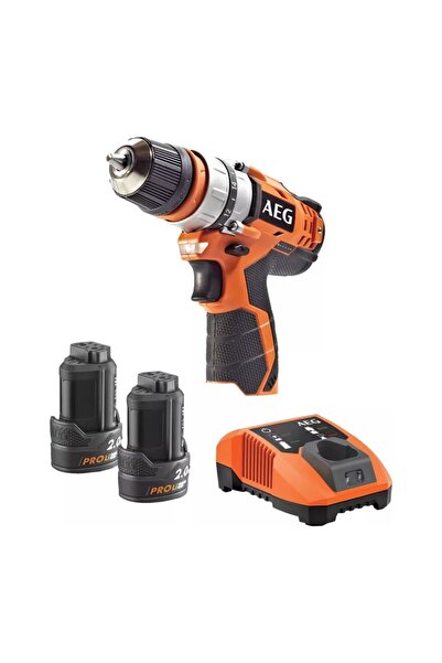 AEG BBS12C2 Li-202B 2x2.0Ah Çift Akülü Matkap - 4935446693