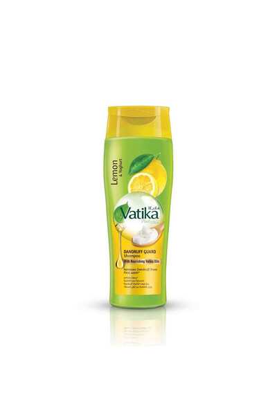 Vatika Naturals Dandruff Guard Shampoo Lemon & Yoghurt Removes Dandruff From ...