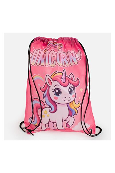 OEM Rucsac școlar clase primare, roz, model unicorn, 33x44cm – spațios, comod...