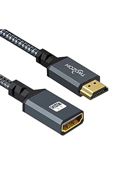 GENERAL توزوه كيبل وصلة HDMI بطول 0.5 متر بطول 0.5 متر، موسع HDMI 4K ذكر الى ...
