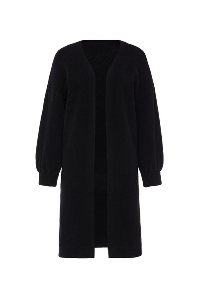 USHA Strickjacke - Schwarz - Comfort Fit