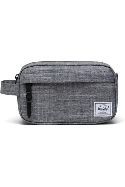 Herschel Supply طقم سفر من البوليستر من هيرشيل تشابتشر، صغير الحجم، بنمط رافي...