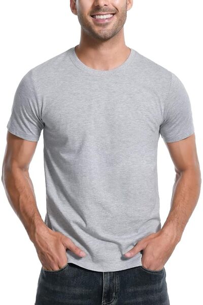 GENERAL Pioneer Camp Men's Bamboo Ultra Soft T-Shirt Plain White Color for Me...