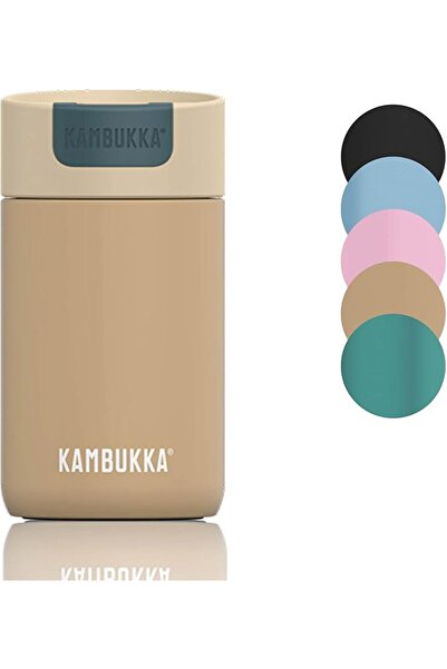 Kambukka ثيرموس معزول بتفريغ الهواء بسعة 500 مل - اوليمبوس أسود مات من كامبوك...