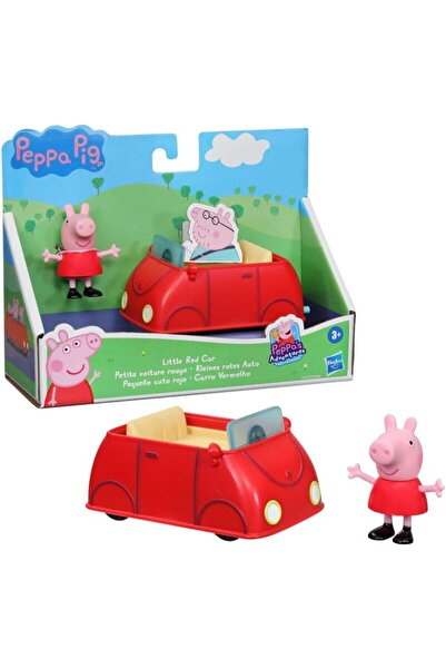 Peppa Pig لعبة سيارة بيبا الحمراء الصغيرة من هاسبرو، تتضمن شخصية، مستوحاة من ...