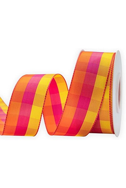 GENERAL 1-1/2 Inch 10 Meter Roll Xml Msmh Shiny Wire-Edged Ribbon for Christm...