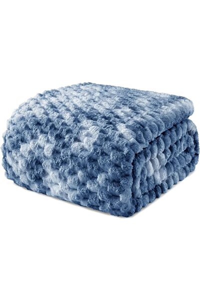 GENERAL Fleece Blanket for Bed, Soft Cozy Lightweight Elegant Jacquard Velvet...