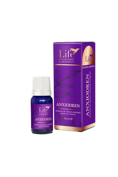 Bionovativ Anxiodren - Amestec de Uleiuri Esentiale pentru Uz Intern 10ml