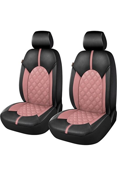CAROMOP Caromob Full Set Luxury Leather Car Seat Cover Waterproof Seat Protec...