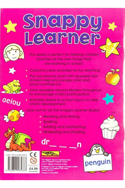 Alligator Books Snappy Learner Sticker Book Spelling
