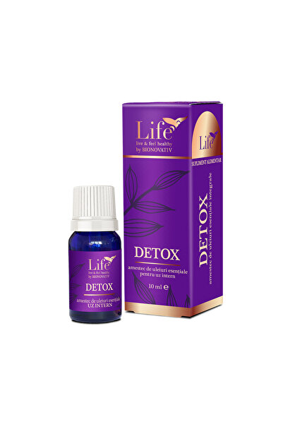 Bionovativ Detox - Amestec de Uleiuri Esentiale pentru Uz Intern 10ml