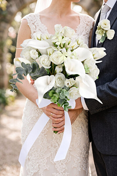 Yapay Çiçek Deposu Spring Morning Bridal Bouquet Set of 2