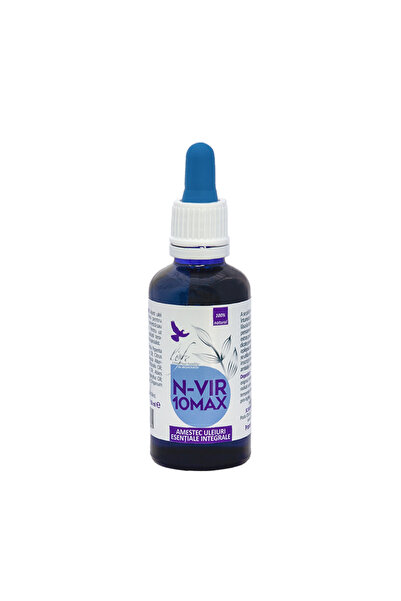 Bionovativ N-VIR 10 MAX Amestec de Uleiuri Esentiale Integrale 50ml