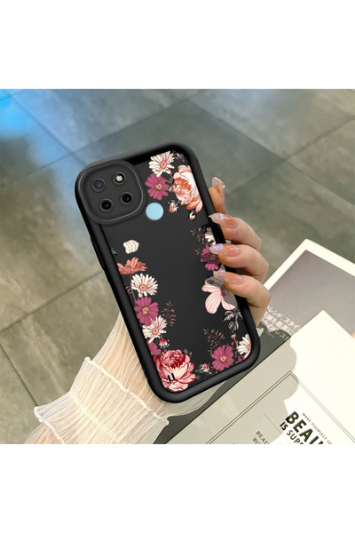 ucuc Realme C21Y/C25Y Compatible Black Silicone Case Shockproof with Camera P...