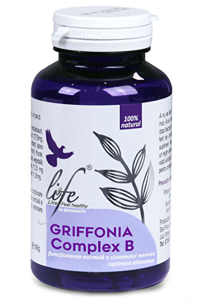 Bionovativ Griffonia (5 HTP)+ Complex B 60cps
