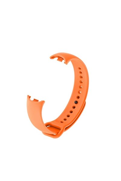 OEM Силиконова каишка за смарт гривна, съвместима с Xiaomi Mi Band 8, оранжева