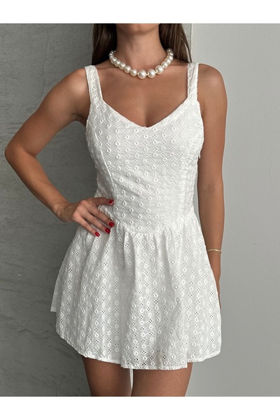 Liva Style Co Embroidery Mini Dress