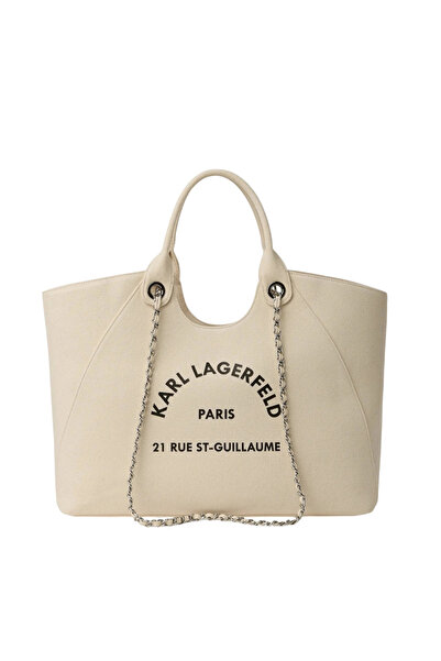 Karl Lagerfeld Γυναικεία K/RSG CHAIN SHOPPER Τσάντα Μπεζ B3W50068-106