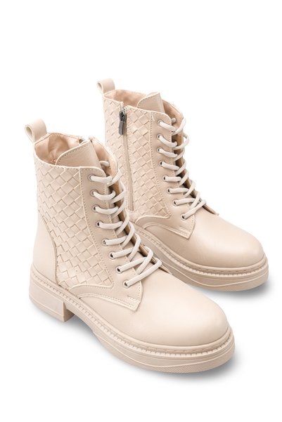 Riccon Cizme pentru femei Stella Lila 00121703, bej, din piele