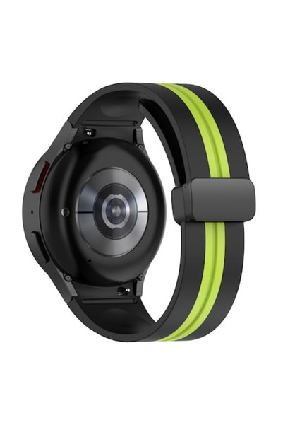 OEM Curea de ceas bicoloră cu cataramă D, compatibilă cu Samsung Galaxy Watch...