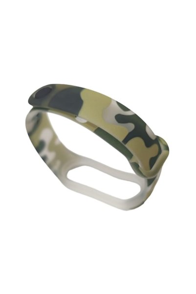 OEM Transparent silicone strap for smartwatch Xiaomi Mi Band 3 / 4, Army