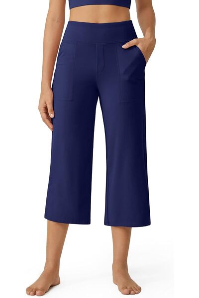 GENERAL G4 Free Women's Wide Leg Yoga Pants with Pockets High Waist Stretch G...
