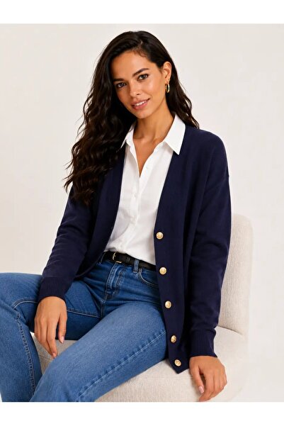 Cool & Sexy Cardigans - Dark blue - Regular fit