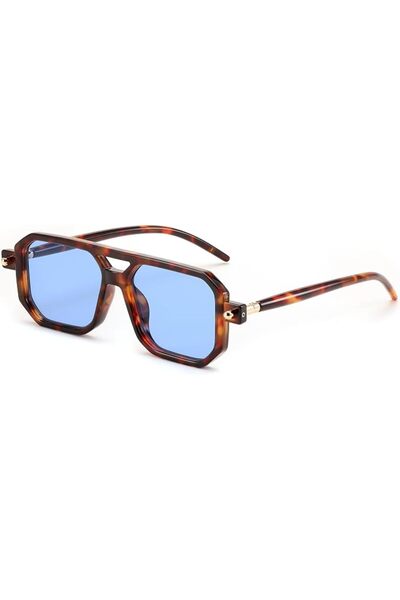 GENERAL Vintage Square Sunglasses for Men and Women Stylish Frame with Classi...