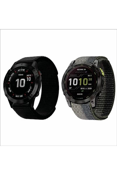 OEM Set of 2 universal nylon smartwatch straps, also compatible with Garmin F...