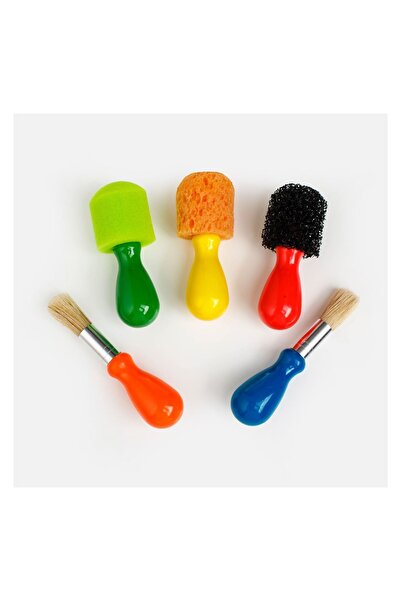 OEM Set pensule pentru pictură și desen, 5 bucăți – ideal pentru școală și hobby