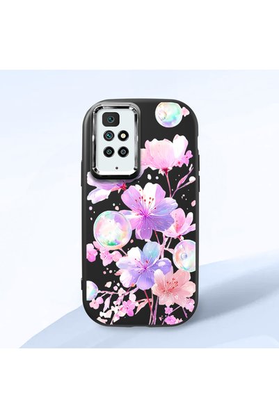 ucuc Redmi 10 4g Compatible Shock-Absorbing Camera Protected Black Silicone C...