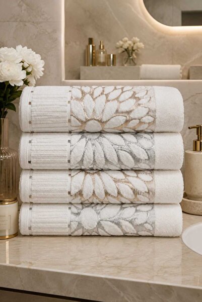Mela Home Defne 50*90 cm Set od 4 ručnika za ruke i lice - Miraz - Poklon - K...