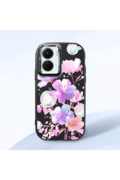 ucuc Vivo Y16/Y02S Compatible Shock-Absorbing Camera Protected Black Silicone...