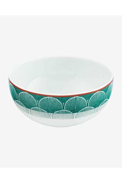 Vista Alegre Lotus Green Porcelain Soup Bowl 11 cm