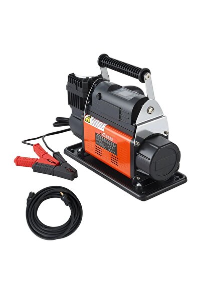OMS Compresor auto Heavy-Duty, 10 Bar, 200 l/min, Furtun 8 m, Alimentare born...