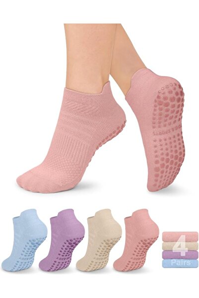 GENERAL Pilates Socks for Women Anti-Slip with Grips from Yogi, Socks with Gr...