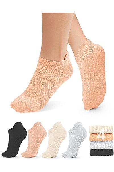 GENERAL Pilates Socks for Women Anti-Slip with Grips from Yogi, Socks with Gr...