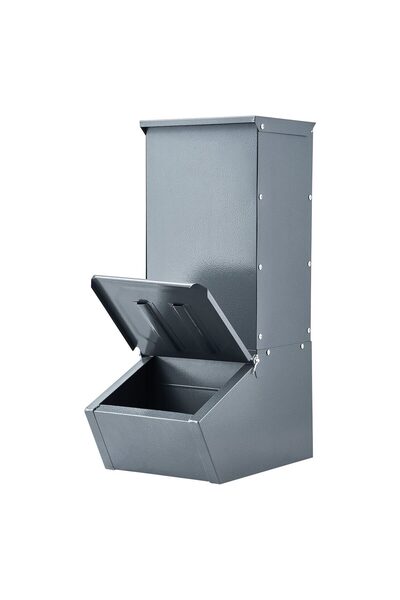 Vivatechnix Hranitoare cu 1 usa pentru max 5 porci, 75 l, Otel galvanizat, 49...