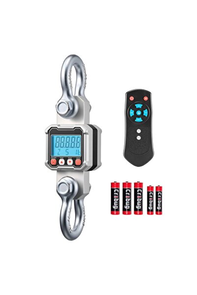 OMS Cantar electronic cu carlig 3000 kg, Afisaj LED luminos, precizie 500 g, ...
