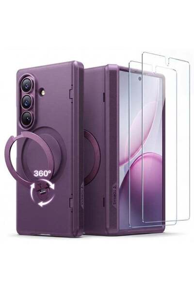 TORRAS Ostand Spin Case for Samsung Galaxy Z Fold 8 Ultra, 360° Rotating Kick...