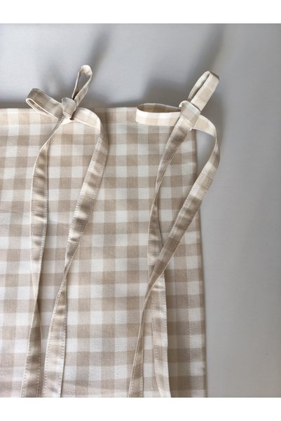 Desen Ruffle Oven Cover with Ribbon Detail (Liquid-Proof/Stain-Resistant)
