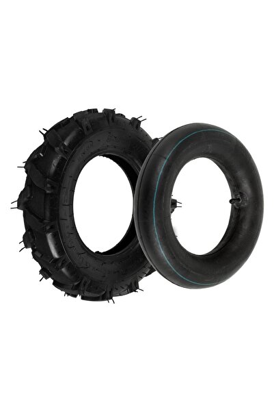micul fermier Anvelopă + cameră de aer pentru tractor de mers manual 5.00-12