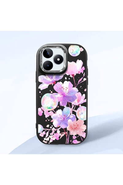 ucuc Realme Note 50 Compatible Shock-Absorbing Camera Protected Black Silicon...