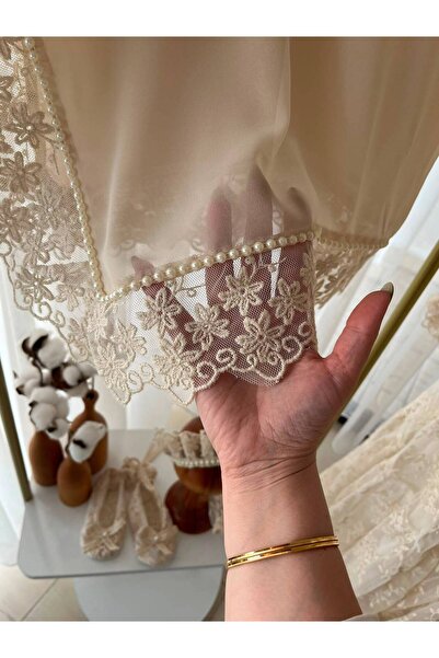 Asrın Tasarım Atölyesi Modest Shawl - Cream