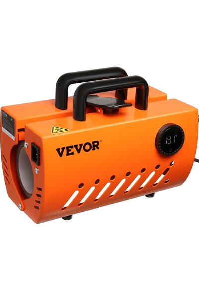 VEVOR Mini Presa termica de transfer pentru cani, Portabila, 620 W, 40-210℃