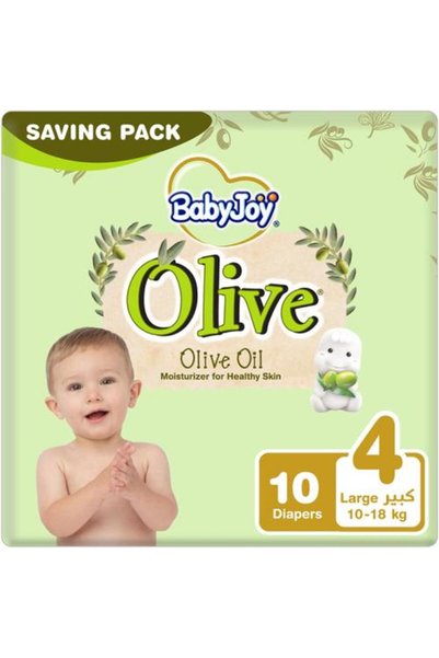 Baby Joy زيت زيتون مع زيتون زراعي (4) 10 حفاضات