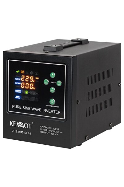 Kemot UPS centrale termice, 800 VA/500 W, 12V, unda sinusoidala pura, 138 x 2...